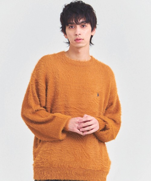 U.S. POLO ASSN.（ユーエスポロアッスン）の「US POLO ASSN ｸﾙｰｾｰﾀｰ（ニット/セーター・メンズ・ブラック/ダークオレンジ・M/L/XL）」の20枚目の写真