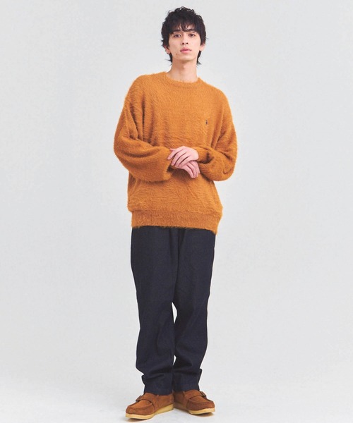 U.S. POLO ASSN.（ユーエスポロアッスン）の「US POLO ASSN ｸﾙｰｾｰﾀｰ（ニット/セーター・メンズ・ブラック/ダークオレンジ・M/L/XL）」の12枚目の写真