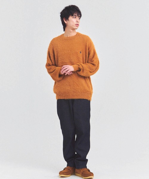 U.S. POLO ASSN.（ユーエスポロアッスン）の「US POLO ASSN ｸﾙｰｾｰﾀｰ（ニット/セーター・メンズ・ブラック/ダークオレンジ・M/L/XL）」の11枚目の写真