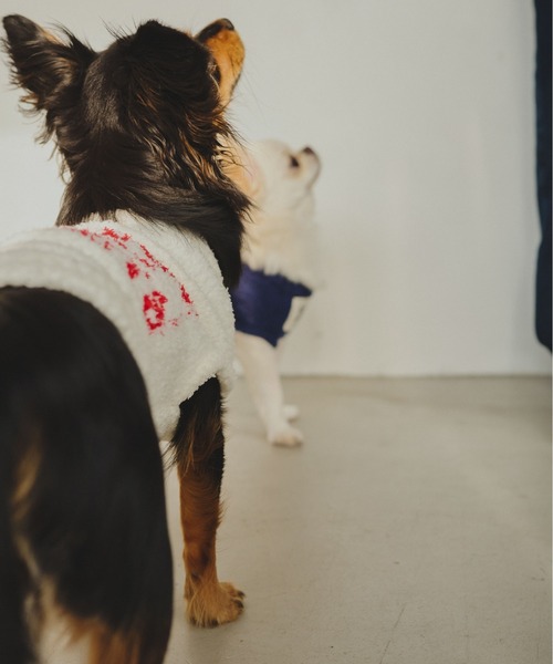 common gull products.(コモンガルプロダクツ)の「ほたて色のcommon gull products. dog kint(ペットウェア・レディース・ネイビー/ピンク系/ホワイト系・SMALL/MEDIUM/LARGE)」の12枚目の写真
