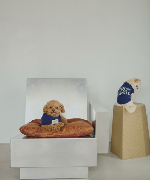 common gull products.(コモンガルプロダクツ)の「ほたて色のcommon gull products. dog kint(ペットウェア・レディース・ネイビー/ピンク系/ホワイト系・SMALL/MEDIUM/LARGE)」の19枚目の写真