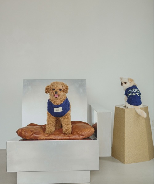 common gull products.(コモンガルプロダクツ)の「ほたて色のcommon gull products. dog kint(ペットウェア・レディース・ネイビー/ピンク系/ホワイト系・SMALL/MEDIUM/LARGE)」の20枚目の写真