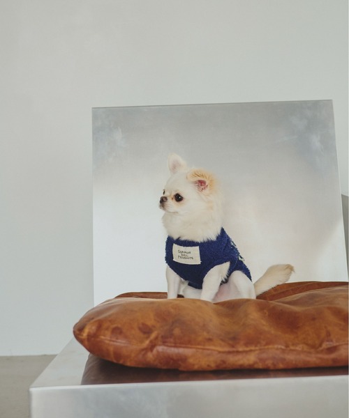 common gull products.(コモンガルプロダクツ)の「ほたて色のcommon gull products. dog kint(ペットウェア・レディース・ネイビー/ピンク系/ホワイト系・SMALL/MEDIUM/LARGE)」の22枚目の写真
