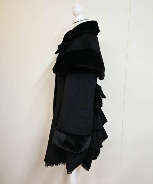 TETOYちゃんコラボ】クロスリボンケープ付きコート（その他アウター