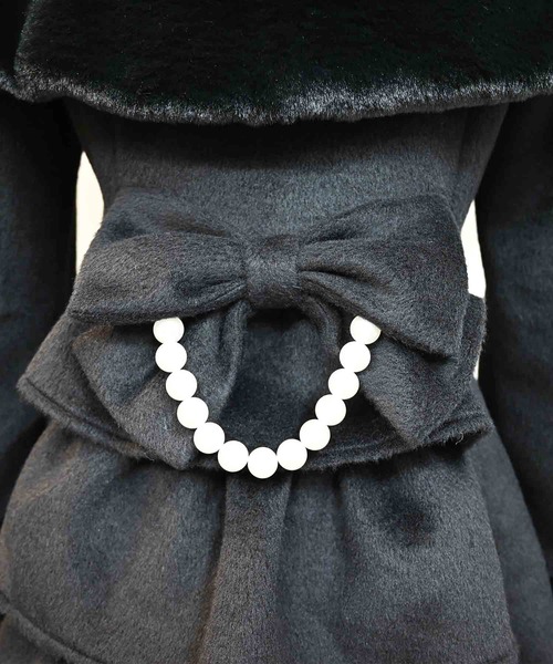 TETOYちゃんコラボ】クロスリボンケープ付きコート（その他アウター