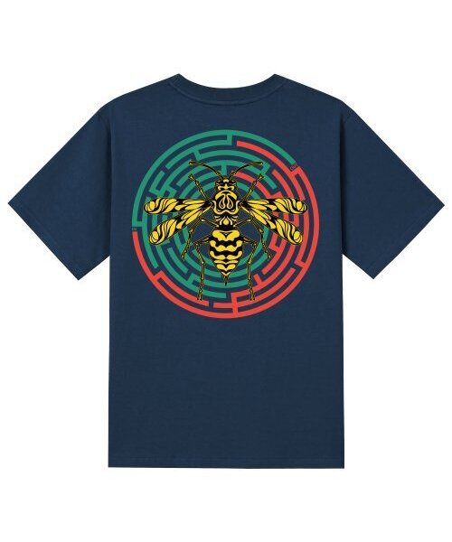 KAN6312(カン6312)の「KTN0031 バンブルビーミロ 半袖Tシャツ - ネイビー(Tシャツ/カットソー・メンズ・その他・LARGE/MEDIUM/SMALL/X-LARGE)」の1枚目の写真
