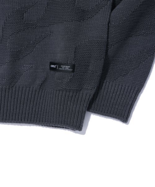 CRITIC（クリティック）の「FLAME HOOD KNIT CHARCOAL（ニット/セーター・レディース・その他・LARGE/MEDIUM）」の4枚目の写真