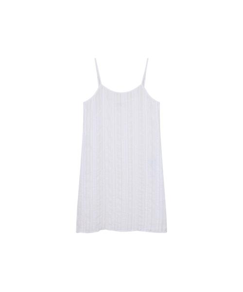 PLASTIC ISLAND（プラスティックアイランド）の「スリップノースリーブワンピース PR2WO513（ワンピース・レディース・ホワイト・SMALL/MEDIUM）」の4枚目の写真