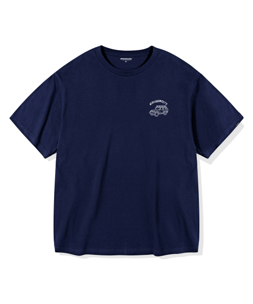 GRANDIOSITY(グランディオシティ)の「キャンピングオフロードオーバーサイズ半袖Tシャツ(ネイビー)(Tシャツ/カットソー・メンズ・その他・FREE)」の2枚目の写真