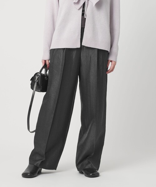 ビューティー＆ユース ユナイテッドアローズ（BEAUTY&YOUTH）/レーヨンブレンド グロス カーブパンツ セール】レーヨンブレンド グロス カーブパンツ（その他パンツ