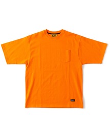 美品◼️F.A.T. DYEMENTICオレンジ クルーネックカットソー FAT｜エフエイティーのTシャツ/カットソー（オレンジ/橙色系）通販