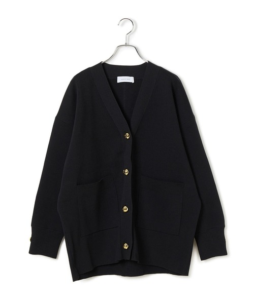 ADAM ET ROPE'（アダムエロペ）の「【サステナブル】ロゴボタンミドルカーディガン（カーディガン/ボレロ・レディース・ブラック/オレンジ系その他/オフホワイト・FREE）」の15枚目の写真