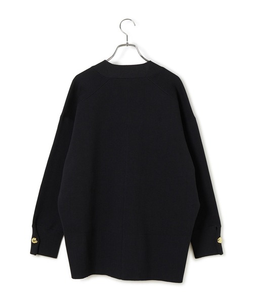 ADAM ET ROPE'（アダムエロペ）の「【サステナブル】ロゴボタンミドルカーディガン（カーディガン/ボレロ・レディース・ブラック/オレンジ系その他/オフホワイト・FREE）」の16枚目の写真