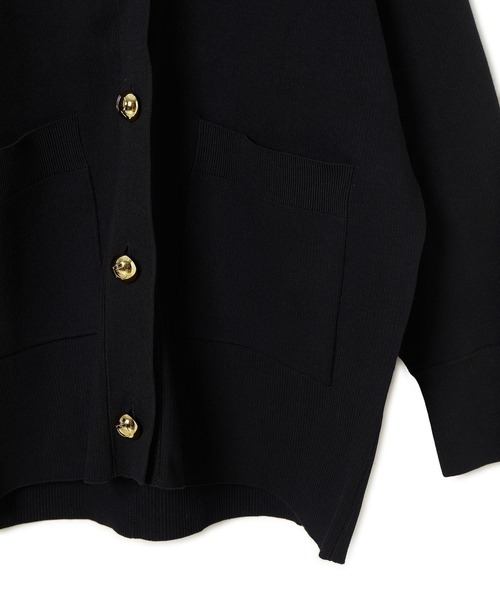 ADAM ET ROPE'（アダムエロペ）の「【サステナブル】ロゴボタンミドルカーディガン（カーディガン/ボレロ・レディース・ブラック/オレンジ系その他/オフホワイト・FREE）」の20枚目の写真