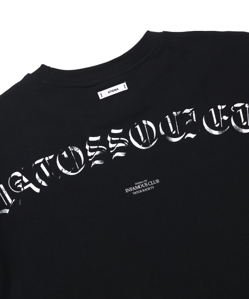 STIGMA(スティグマ)の「インファマス セミオーバーサイズTシャツ ブラック(Tシャツ/カットソー・メンズ・その他・MEDIUM/LARGE)」の6枚目の写真