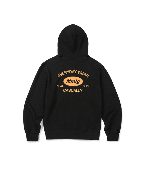MMLG（エムエムエルジー）の「[Mmlg] SIMBOLPLAY HOOD ZIPUP (EVERY BLACK)（パーカー・レディース・その他・SMALL/MEDIUM/LARGE/X-LARGE）」の2枚目の写真