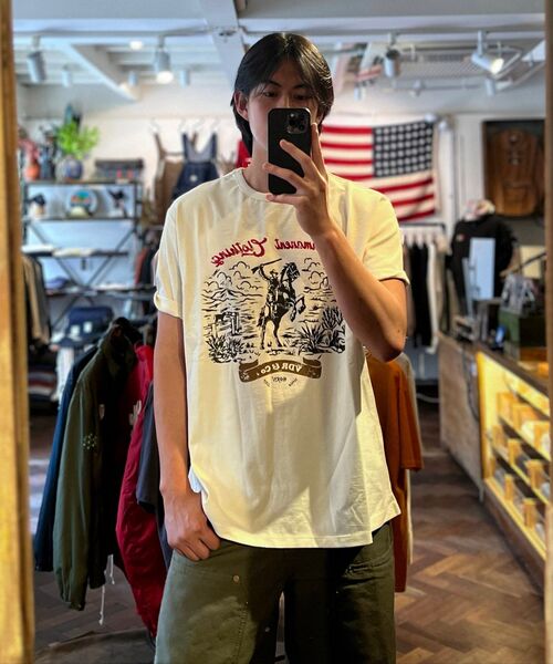 VDR（ブイディアール）の「ROUGHRIDERS T-SHIRT [Vanilla]（Tシャツ/カットソー・メンズ・その他・X-LARGE/MEDIUM/LARGE）」の3枚目の写真
