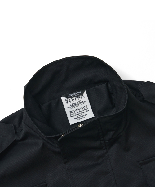 STIGMA(スティグマ)の「S56 OVERSIZED CROP MILITARY JACKET BLACK(その他アウター・メンズ・その他・MEDIUM/LARGE/X-LARGE)」の3枚目の写真