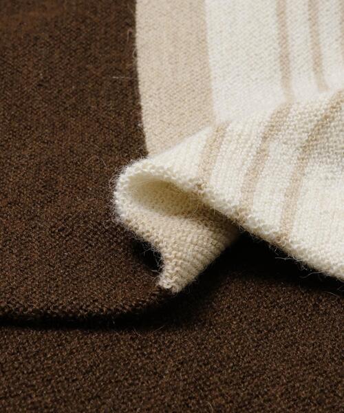 URBAN RESEARCH（アーバンリサーチ）の「UNDYED ALPACA STRIPE CARDIGAN（カーディガン/ボレロ・メンズ・ブラウン/ブラック・3/4）」の14枚目の写真
