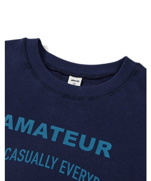 MMLG（エムエムエルジー）の「[Mmlg] AMATEUR SWEAT (BLUE NAVY)（スウェット・レディース・その他・MEDIUM/SMALL/LARGE）」の3枚目の写真