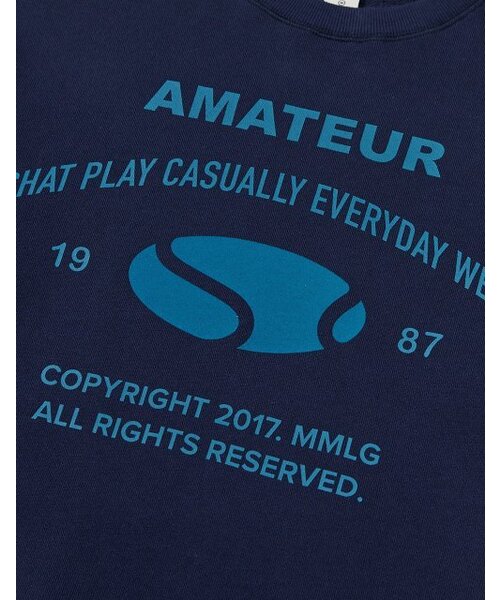MMLG（エムエムエルジー）の「[Mmlg] AMATEUR SWEAT (BLUE NAVY)（スウェット・レディース・その他・MEDIUM/SMALL/LARGE）」の4枚目の写真