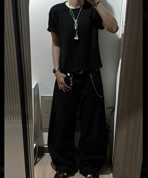 C WEAR BY THE GENIUS（シーウェアバイザジーニアス）の「メンズクロップTシャツブラック（Tシャツ/カットソー・メンズ・その他・SMALL/MEDIUM/LARGE/X-LARGE/XX-LARGE/X-SMALL）」の13枚目の写真