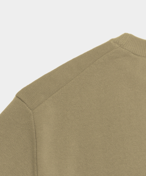BIRBANTE（ビルバンテ）の「ミラノウォッシャブルラウンドニット - ベージュ（ニット/セーター・メンズ・ベージュ・SMALL/MEDIUM/X-LARGE/LARGE）」の5枚目の写真