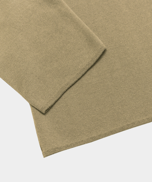 BIRBANTE（ビルバンテ）の「ミラノウォッシャブルラウンドニット - ベージュ（ニット/セーター・メンズ・ベージュ・SMALL/MEDIUM/X-LARGE/LARGE）」の7枚目の写真