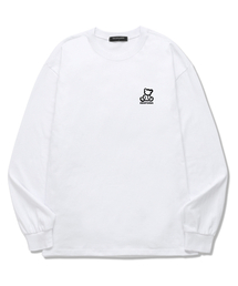 OUSE（オウズ）の「Teddy bear long sleeve (DLS023) white（Tシャツ/カットソー）」
