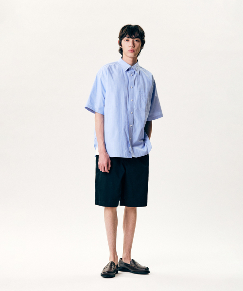 ESPIONAGE（エスピオナジ）の「Comfort S/S Shirt Blue H.D（シャツ/ブラウス・レディース・その他・X-LARGE/MEDIUM/LARGE）」の2枚目の写真