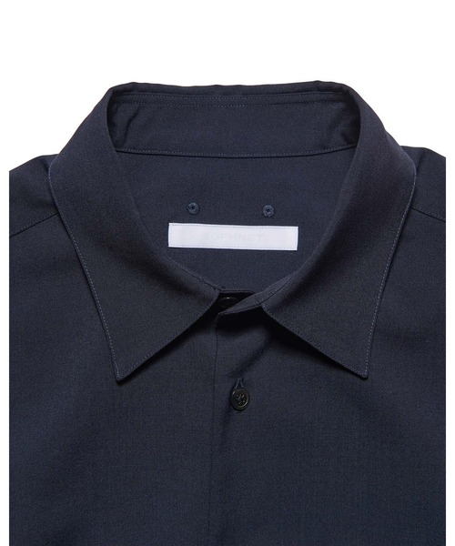 SOPHNET.（ソフネット）の「HIGH-TWIST REGULAR-FIT S/S SHIRT（シャツ/ブラウス・メンズ・ネイビー/オフホワイト・2/5/4/3/1）」の6枚目の写真