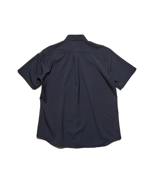 SOPHNET.（ソフネット）の「HIGH-TWIST REGULAR-FIT S/S SHIRT（シャツ/ブラウス・メンズ・ネイビー/オフホワイト・2/5/4/3/1）」の5枚目の写真
