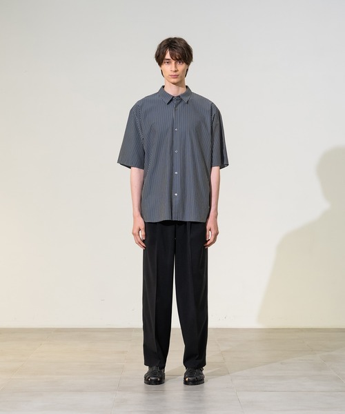 CITY TOKYO（シティトウキョウ）の「【CITY TOKYO/シティートーキョー】Cool-flex ﾜｲﾄﾞﾄﾗｳｻﾞｰｽﾞ（スラックス・メンズ・ブラック/カーキ・1/2/3）」の3枚目の写真