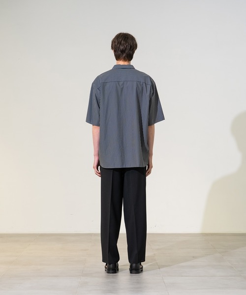 CITY TOKYO（シティトウキョウ）の「【CITY TOKYO/シティートーキョー】Cool-flex ﾜｲﾄﾞﾄﾗｳｻﾞｰｽﾞ（スラックス・メンズ・ブラック/カーキ・1/2/3）」の6枚目の写真