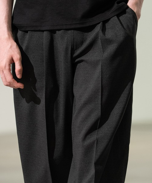 CITY TOKYO（シティトウキョウ）の「【CITY TOKYO/シティートーキョー】Cool-flex ﾜｲﾄﾞﾄﾗｳｻﾞｰｽﾞ（スラックス・メンズ・ブラック/カーキ・1/2/3）」の14枚目の写真