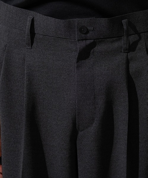 CITY TOKYO（シティトウキョウ）の「【CITY TOKYO/シティートーキョー】Cool-flex ﾜｲﾄﾞﾄﾗｳｻﾞｰｽﾞ（スラックス・メンズ・ブラック/カーキ・1/2/3）」の18枚目の写真