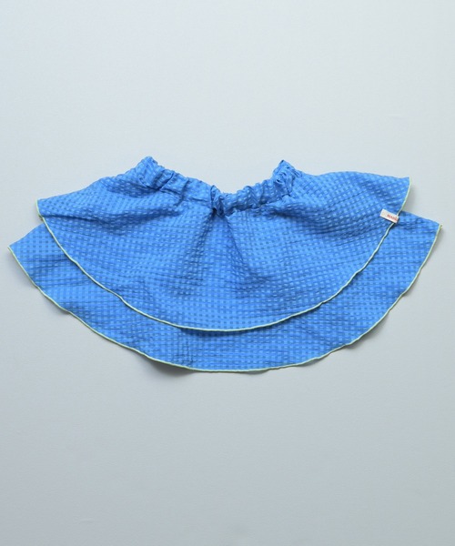 MARKEY'S（マーキーズ）の「チェックフリルレイヤードスカート（スカート・キッズ・ピンク系その他/グリーン系その他/ブルー系その他・L/M）」の3枚目の写真