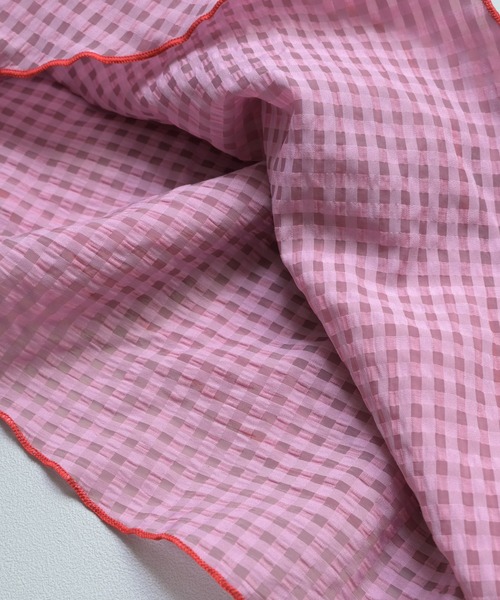 MARKEY'S（マーキーズ）の「チェックフリルレイヤードスカート（スカート・キッズ・ピンク系その他/グリーン系その他/ブルー系その他・L/M）」の5枚目の写真