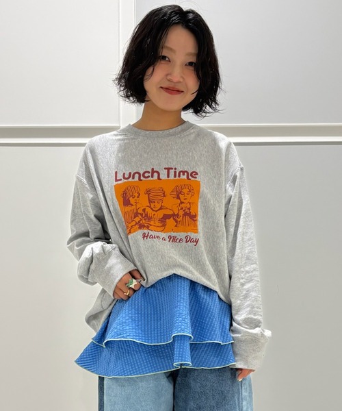 MARKEY'S（マーキーズ）の「チェックフリルレイヤードスカート（スカート・キッズ・ピンク系その他/グリーン系その他/ブルー系その他・L/M）」の8枚目の写真