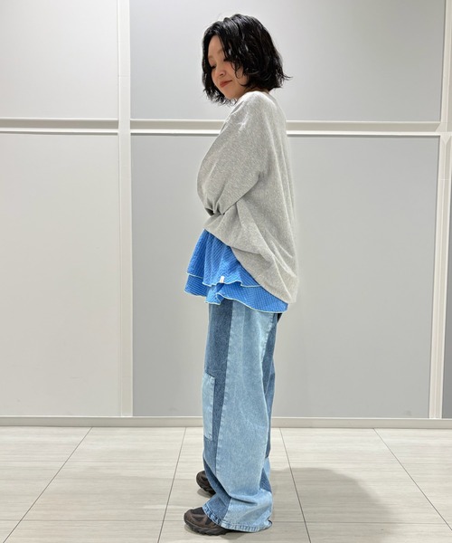 MARKEY'S（マーキーズ）の「チェックフリルレイヤードスカート（スカート・キッズ・ピンク系その他/グリーン系その他/ブルー系その他・L/M）」の10枚目の写真