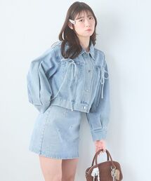 MAJESTIC LEGON | ビジューリボンGジャン(ブルゾン)