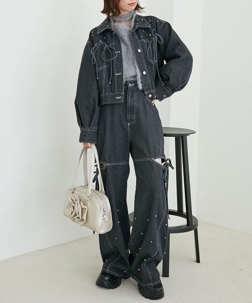 MAJESTIC LEGON（マジェスティックレゴン）の「ビジューリボンGジャン