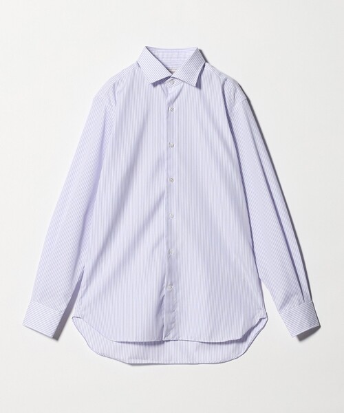 UNITED ARROWS（ユナイテッドアローズ）の「イージーケア AG ロンドンストライプ セミワイドカラーシャツ ー抗菌防臭ー（シャツ/ブラウス・メンズ・ライラック・40cm/39cm/41cm/38cm）」の13枚目の写真