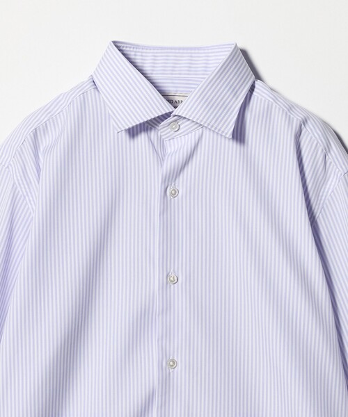 UNITED ARROWS（ユナイテッドアローズ）の「イージーケア AG ロンドンストライプ セミワイドカラーシャツ ー抗菌防臭ー（シャツ/ブラウス・メンズ・ライラック・40cm/39cm/41cm/38cm）」の15枚目の写真