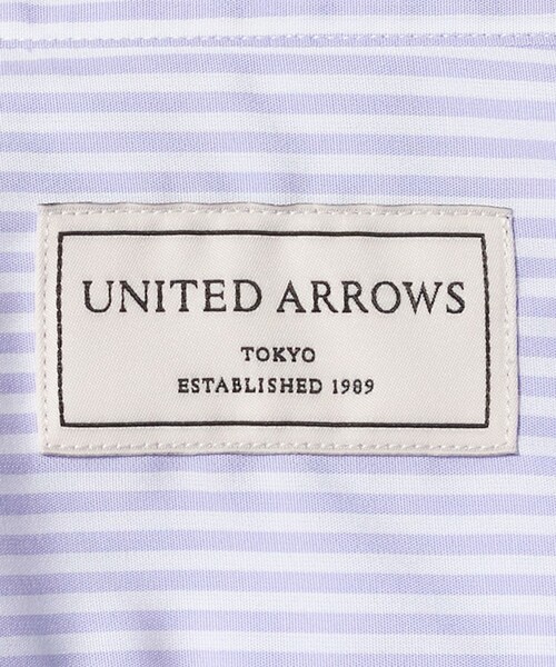 UNITED ARROWS（ユナイテッドアローズ）の「イージーケア AG ロンドンストライプ セミワイドカラーシャツ ー抗菌防臭ー（シャツ/ブラウス・メンズ・ライラック・40cm/39cm/41cm/38cm）」の9枚目の写真
