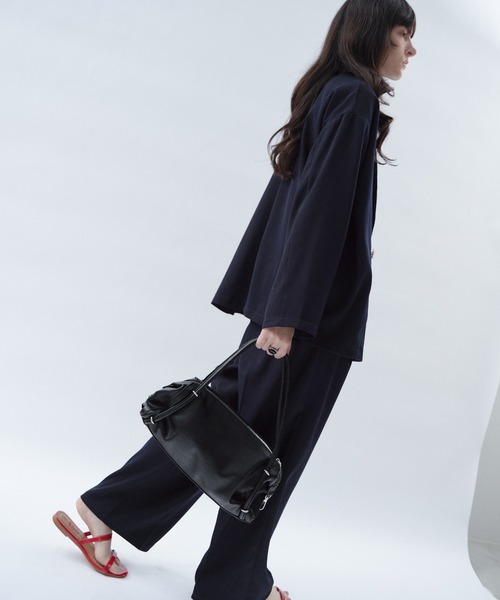 Shelly island（シェリーアイランド）の「スクエアミニボストンバッグ（ショルダーバッグ・レディース・ブラウン/ブラック・FREE）」の14枚目の写真