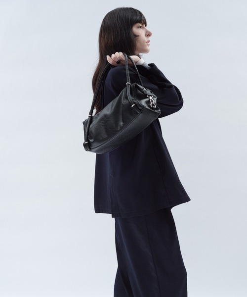 Shelly island（シェリーアイランド）の「スクエアミニボストンバッグ（ショルダーバッグ・レディース・ブラウン/ブラック・FREE）」の13枚目の写真