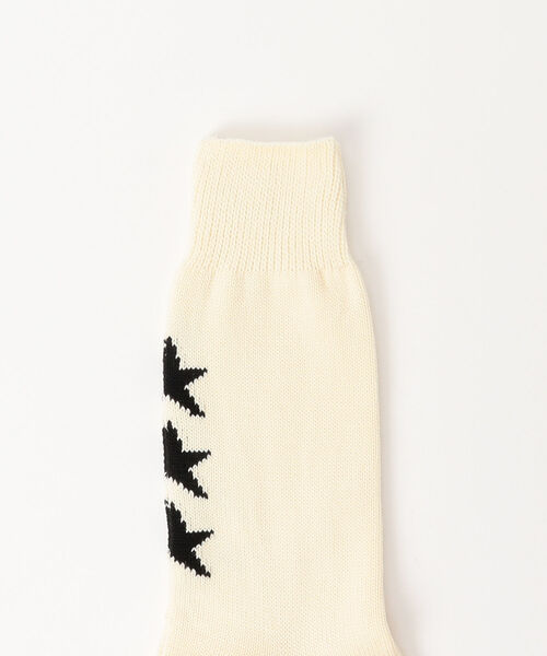 ROSTER SOX(ロスターソックス)の「ROSTER SOCKS×BEAMS BOY / 3STAR SOCKS(ソックス/靴下・レディース・ホワイト/ブラック・ONE SIZE)」の9枚目の写真