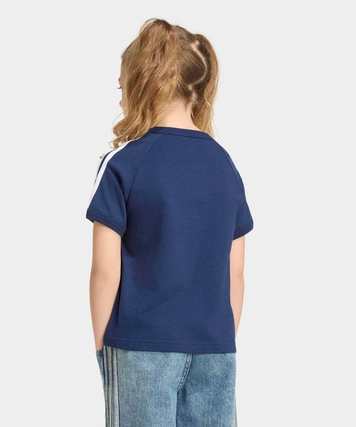 adidas(アディダス)の「スリーストライプ Tシャツ / アディダスオリジナルス adidas Originals(Tシャツ/カットソー・キッズ・ブラック・100/110/120/130)」の17枚目の写真