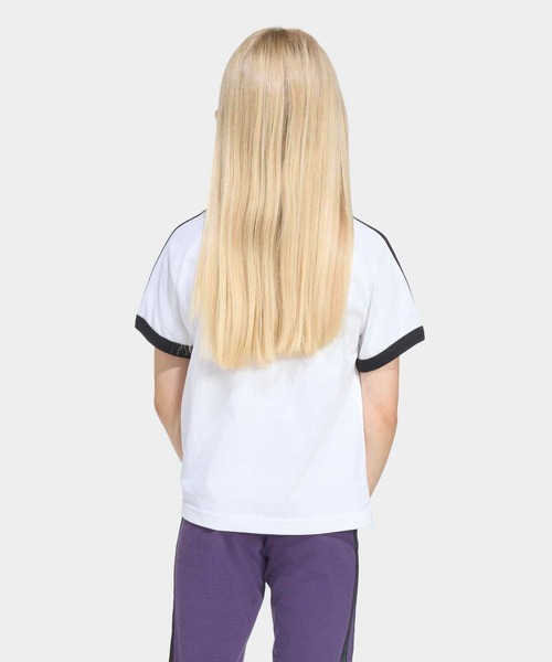 adidas(アディダス)の「スリーストライプ Tシャツ / アディダスオリジナルス adidas Originals(Tシャツ/カットソー・キッズ・ブラック・100/110/120/130)」の11枚目の写真